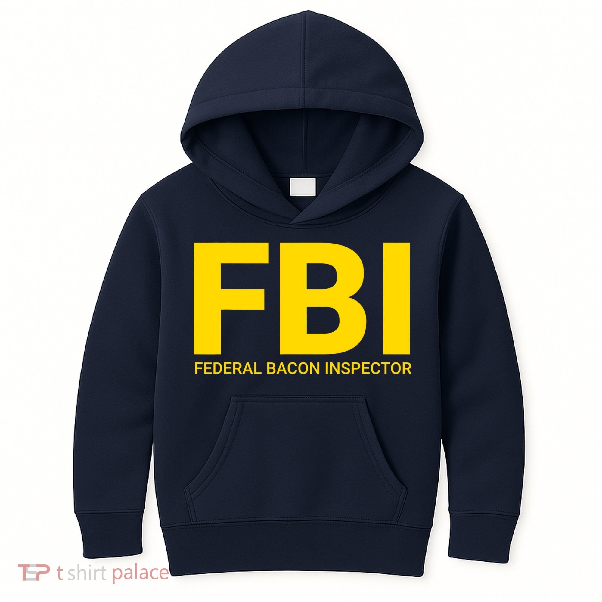 FBI Federal Bacon Inspector Funny Bacon Kids Hoodie