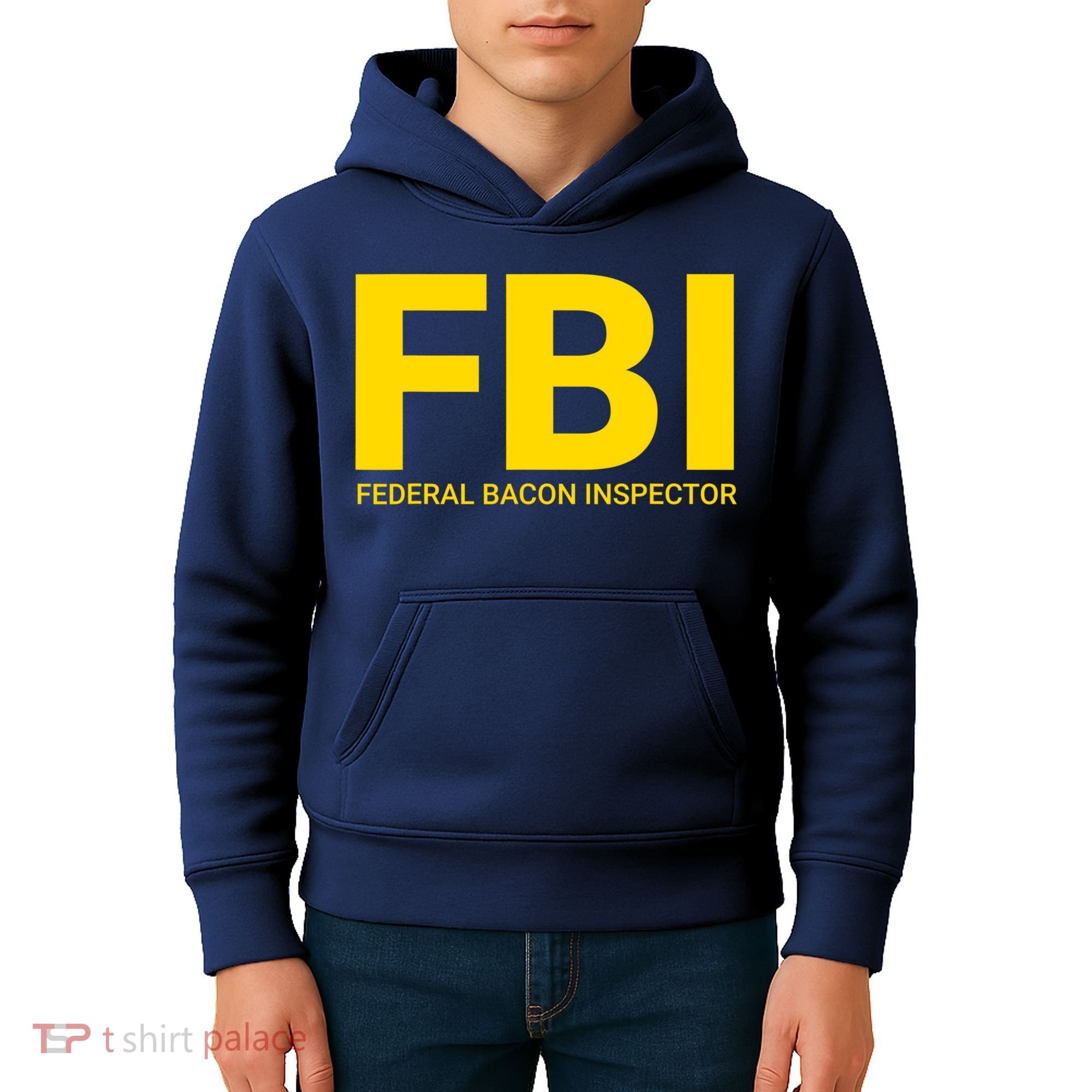 FBI Federal Bacon Inspector Funny Bacon Kids Hoodie