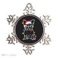 Funny French Bulldog Dog Tree Christmas Lights Xmas Pajama  Ornament thumb 0