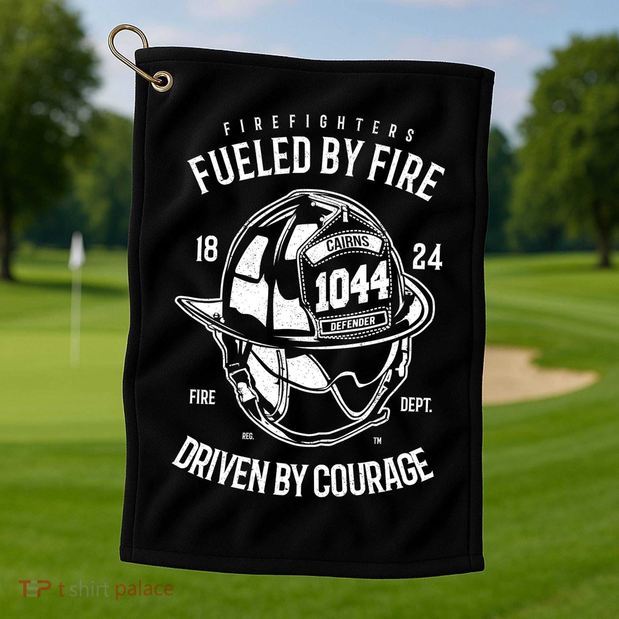 Firefighters Fulled By Fire Golf Towel