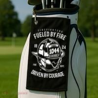 Firefighters Fulled By Fire Golf Towel thumb 2