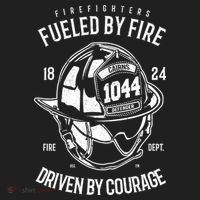 Firefighters Fulled By Fire Golf Towel thumb 3