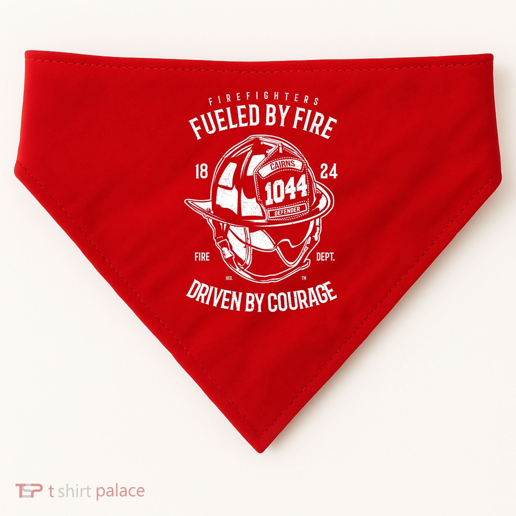 Firefighters Fulled By Fire USA-Made Doggie Bandana