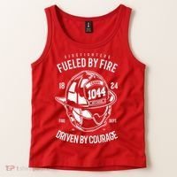Firefighters Fulled By Fire Tank Top thumb 2