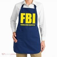 FBI Federal Boob Inspector Funny Saying Dad Joke Apron thumb 2