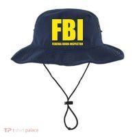 FBI Federal Boob Inspector Funny Saying Dad Joke Bucket Hat thumb 0