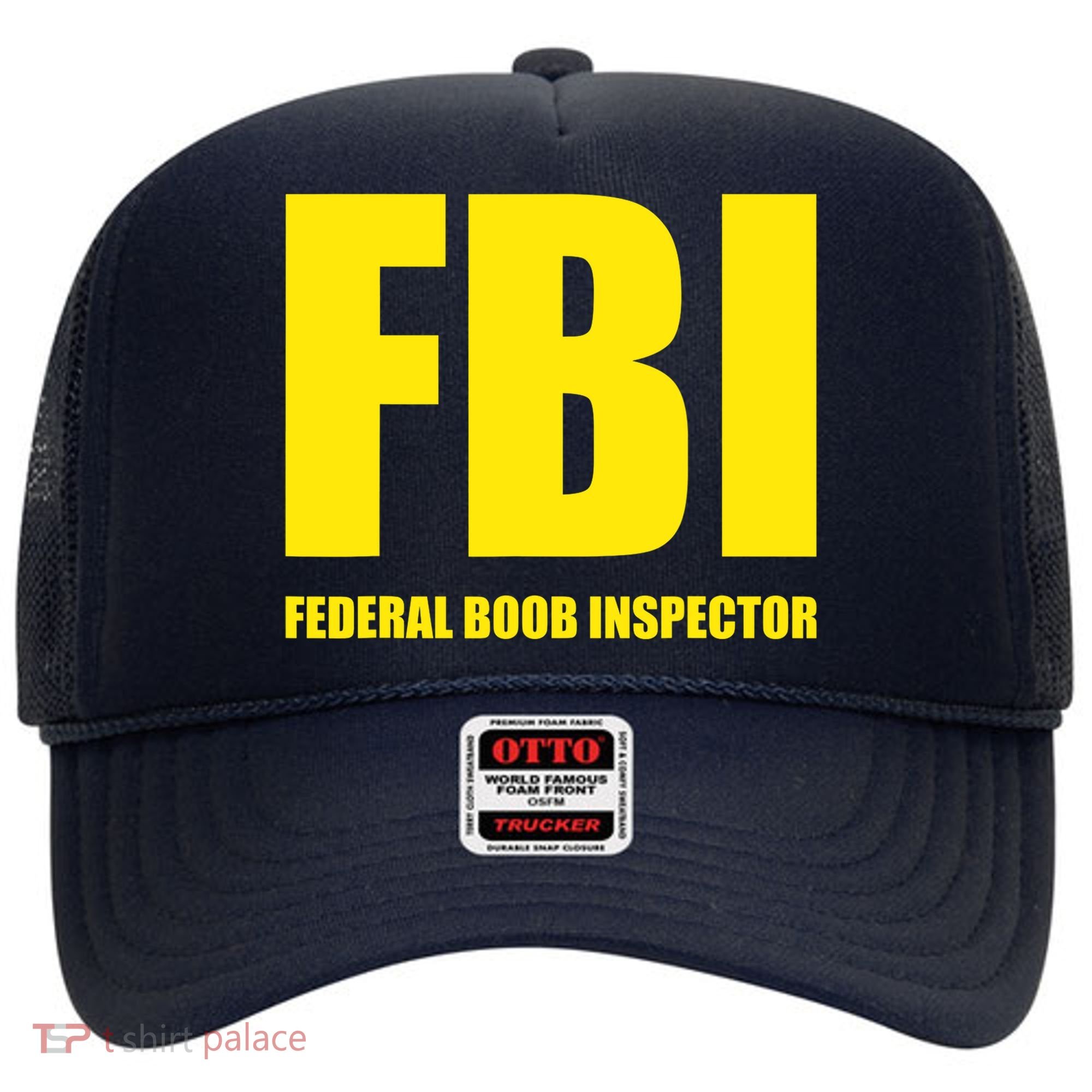 FBI Federal Boob Inspector Funny Saying Dad Joke Hat