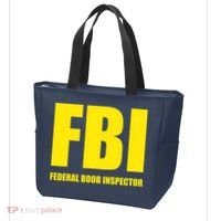 FBI Federal Boob Inspector Funny Saying Dad Joke Tote Bag thumb 3