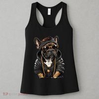 Funny French Bulldog Frenchie Rap Hip Hop R&B Women's Tank Top thumb 3