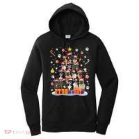 Funny French Bulldog Dog Ugly Sweater Christmas Tree Xmas Gift Women's Hoodie thumb 0