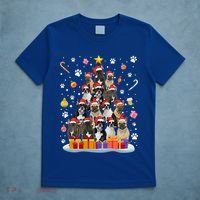 Funny French Bulldog Dog Ugly Sweater Christmas Tree Xmas Gift T-Shirt thumb 5