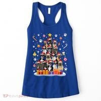 Funny French Bulldog Dog Ugly Sweater Christmas Tree Xmas Gift Women's Tank Top thumb 0