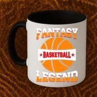 Funny Fantasy Basketball Legend For Bball Fan Coffee Mug thumb 2
