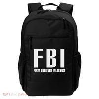 Fbi Firm Believer In Jesus Backpack thumb 0