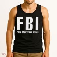 Fbi Firm Believer In Jesus Tank Top thumb 3