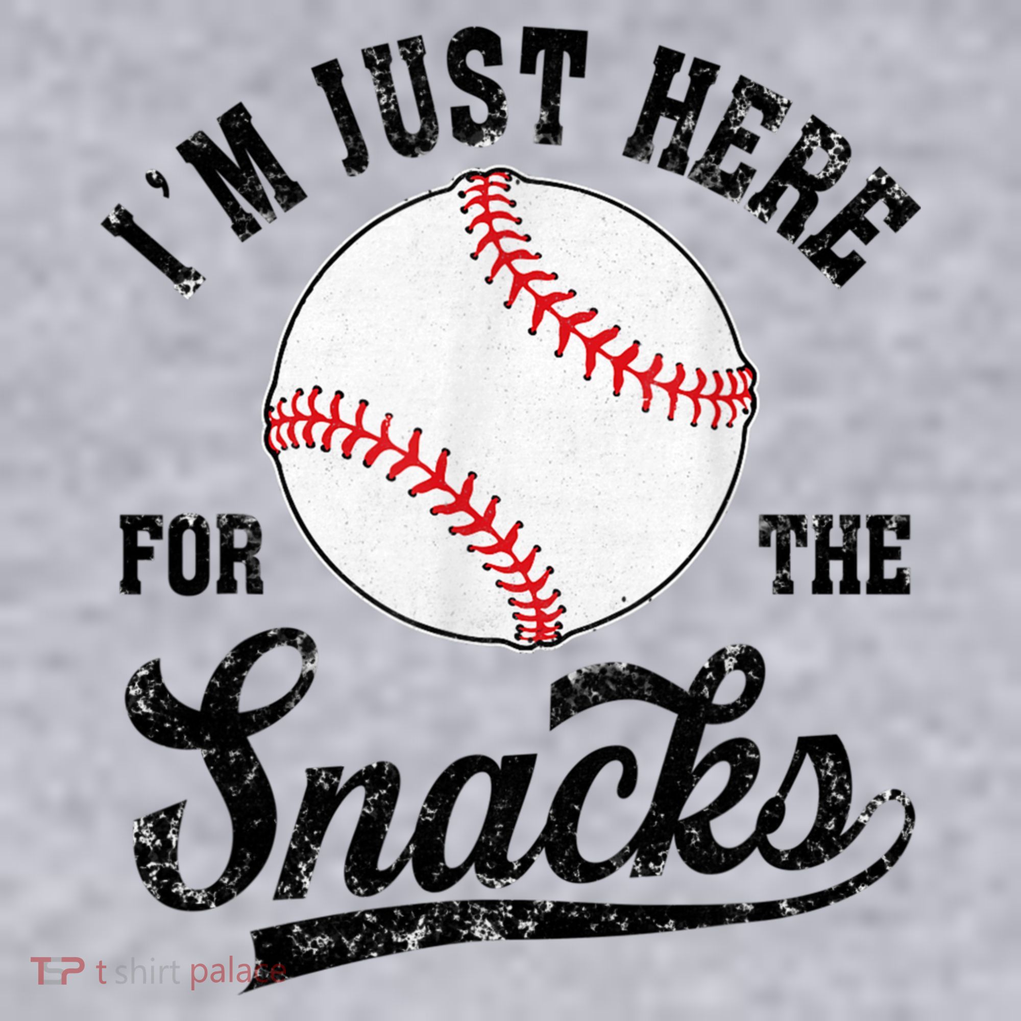Funny Fantasy Baseball League I’m Just Here For The Snacks Women's Sweatshirt