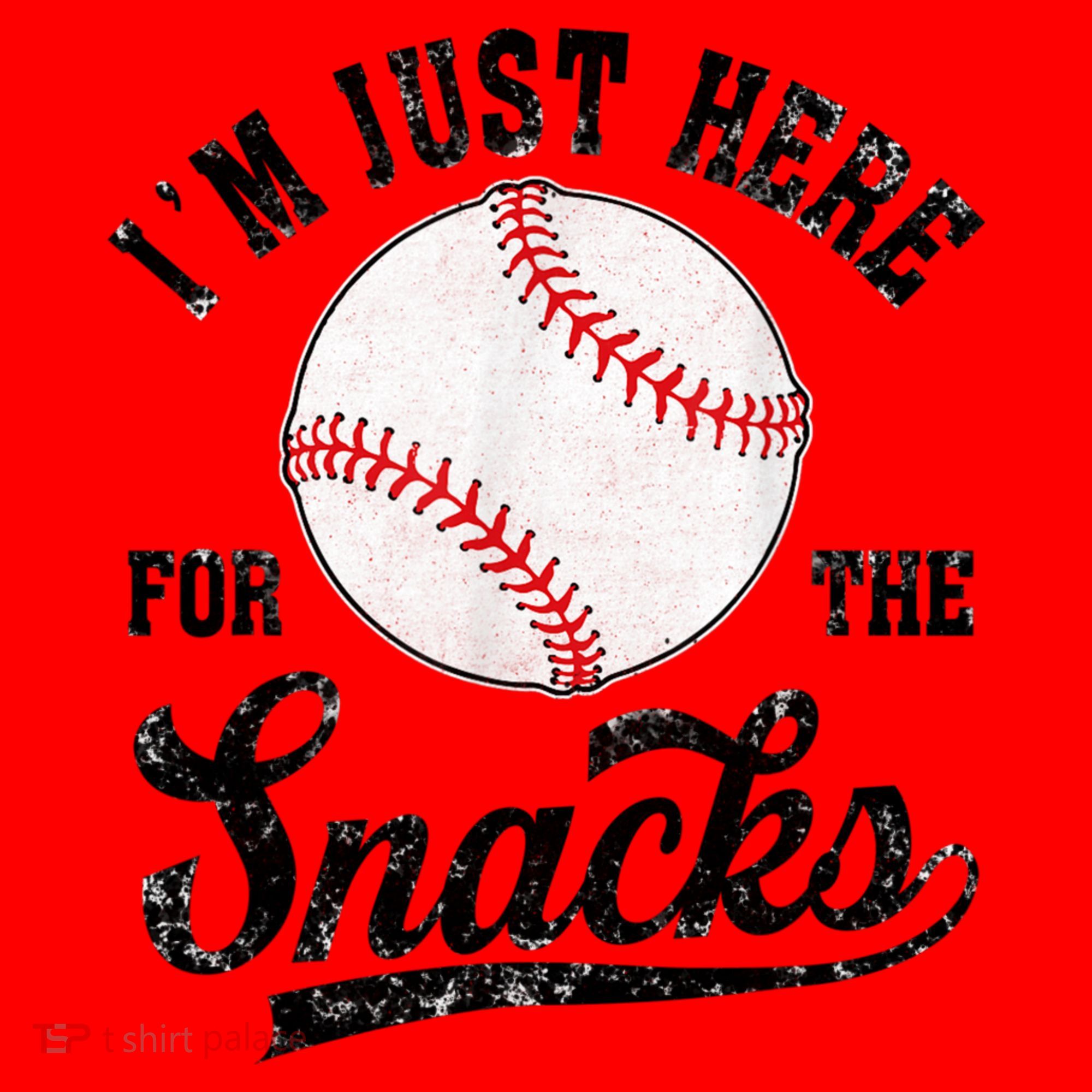 Funny Fantasy Baseball League I’m Just Here For The Snacks Santa Hat