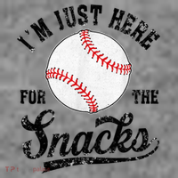 Funny Fantasy Baseball League I’m Just Here For The Snacks Toddler Hoodie thumb 2