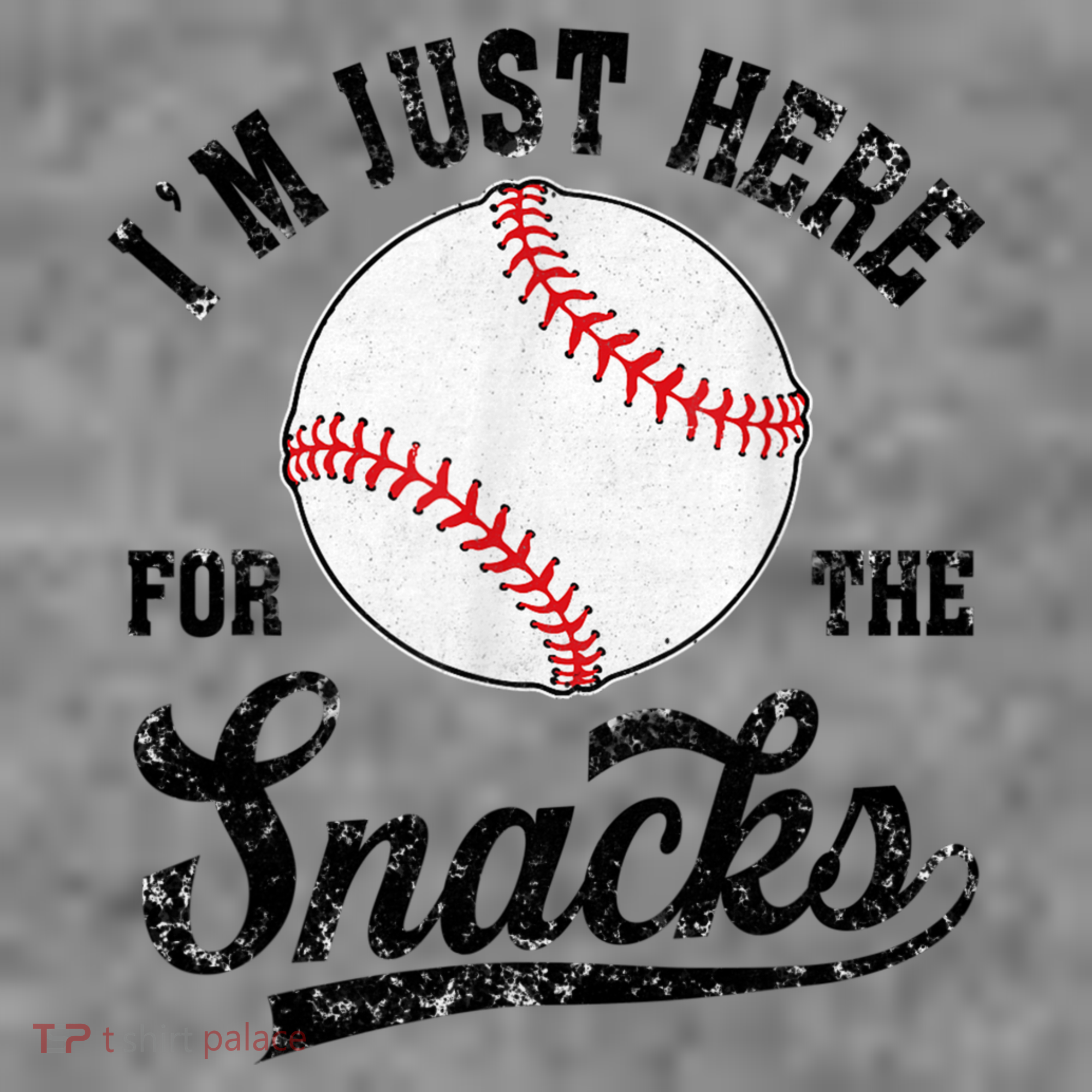 Funny Fantasy Baseball League I’m Just Here For The Snacks Toddler Hoodie