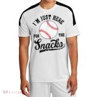Funny Fantasy Baseball League I’m Just Here For The Snacks Sport-Tek Competitor United Soccer Jersey thumb 0