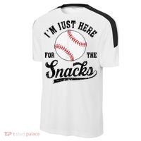 Funny Fantasy Baseball League I’m Just Here For The Snacks Sport-Tek Competitor United Soccer Jersey thumb 2