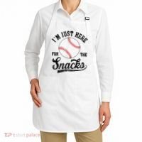 Funny Fantasy Baseball League I’m Just Here For The Snacks Apron thumb 2