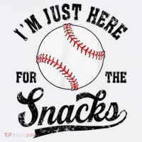 Funny Fantasy Baseball League I’m Just Here For The Snacks Women's Hoodie thumb 2