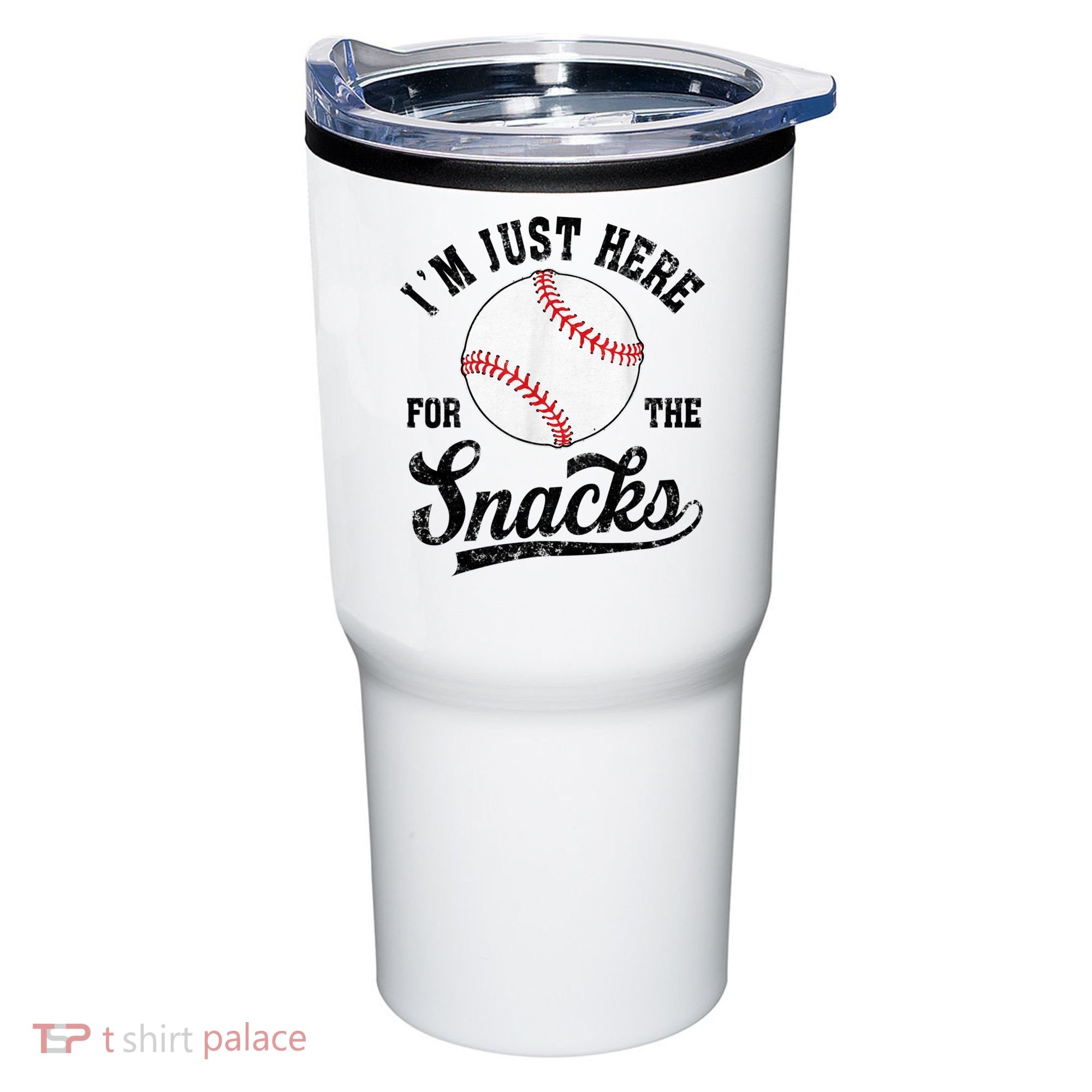 Funny Fantasy Baseball League I’m Just Here For The Snacks Tumbler
