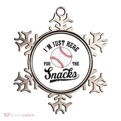 Funny Fantasy Baseball League I’m Just Here For The Snacks Ornament