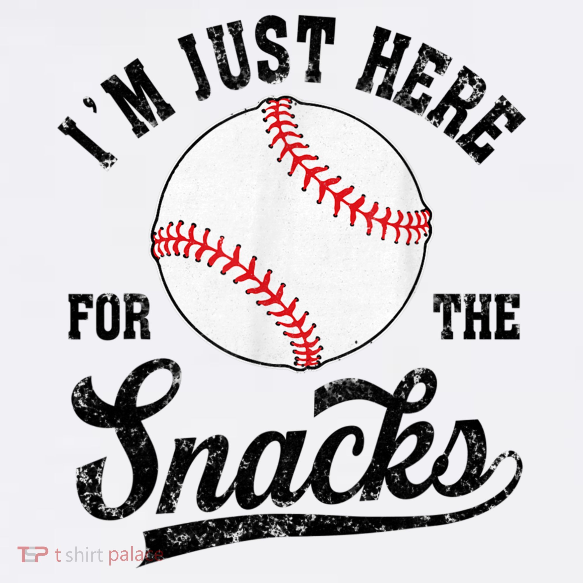 Funny Fantasy Baseball League I’m Just Here For The Snacks Women's Tank Top