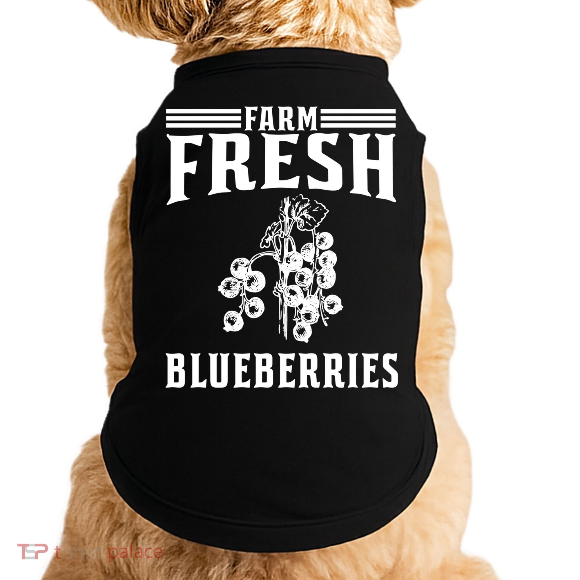 Farm Fresh Blueberries Gift Blueberry Farmer Gift Doggie Tank