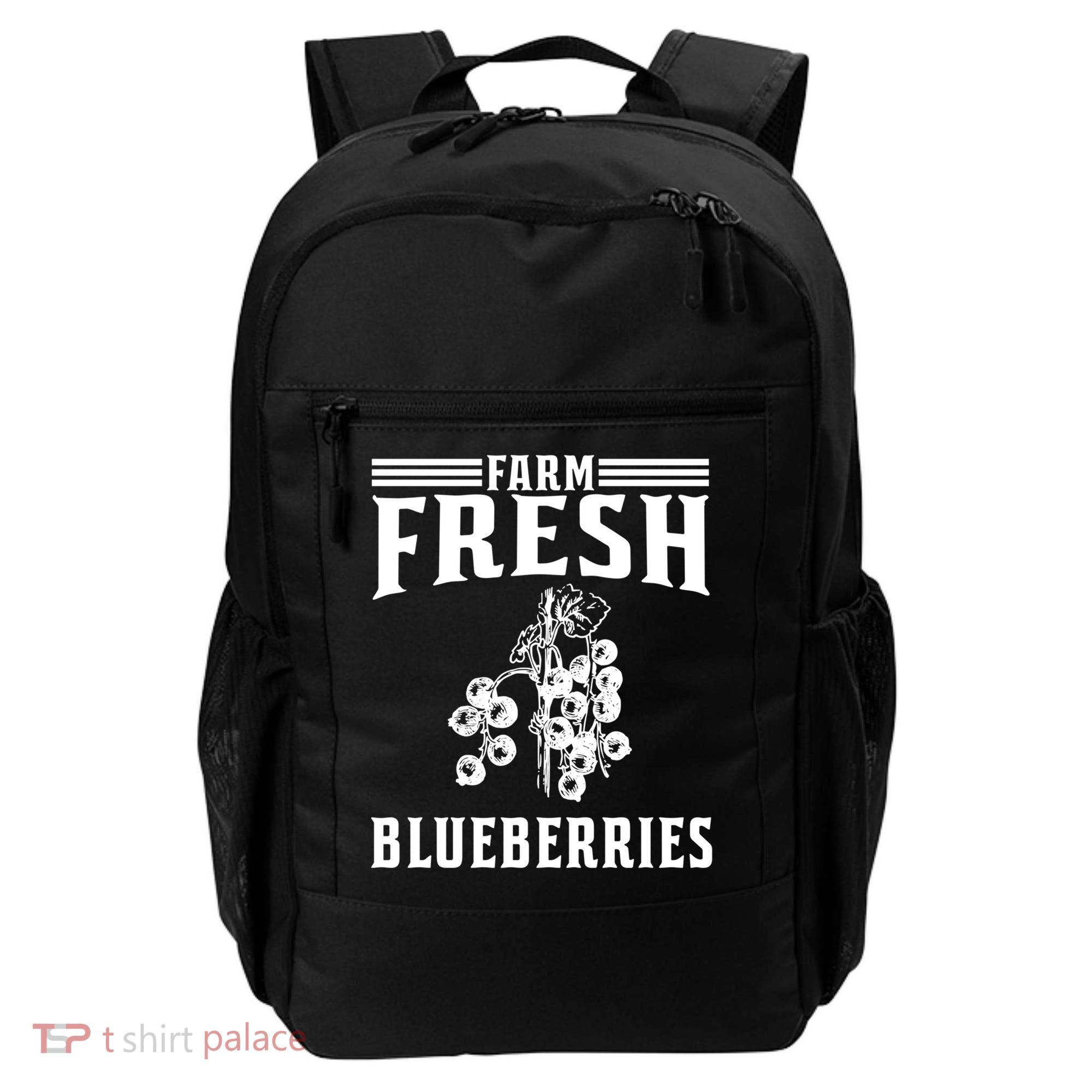 Farm Fresh Blueberries Gift Blueberry Farmer Gift Backpack