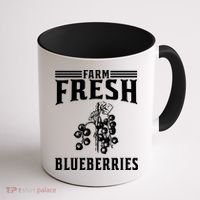Farm Fresh Blueberries Gift Blueberry Farmer Gift Coffee Mug thumb 1