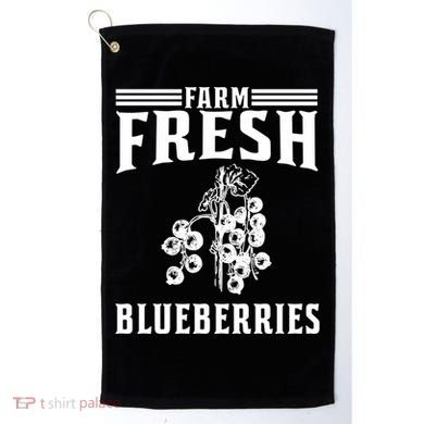 Farm Fresh Blueberries Gift Blueberry Farmer Gift Golf Towel