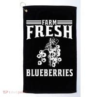 Farm Fresh Blueberries Gift Blueberry Farmer Gift Golf Towel thumb 0