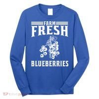 Farm Fresh Blueberries Gift Blueberry Farmer Gift Long Sleeve Shirt thumb 0