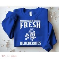 Farm Fresh Blueberries Gift Blueberry Farmer Gift Sweatshirt thumb 2