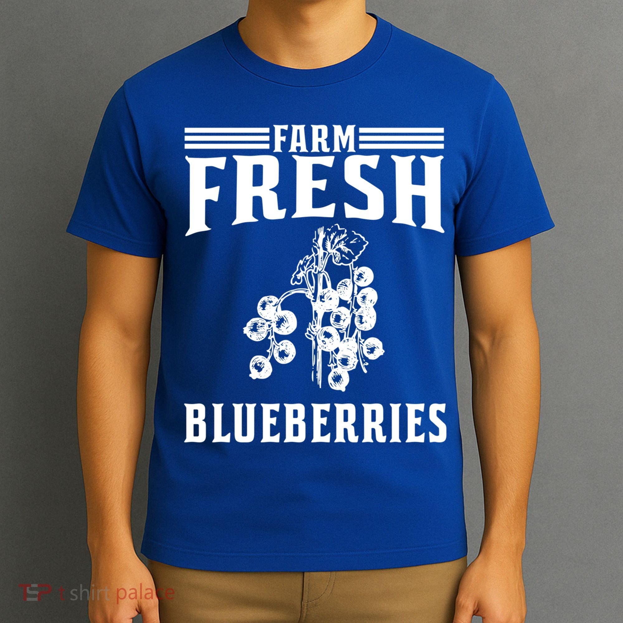Farm Fresh Blueberries Gift Blueberry Farmer Gift T-Shirt