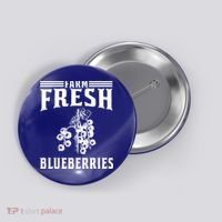 Farm Fresh Blueberries Gift Blueberry Farmer Gift Button thumb 0