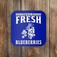 Farm Fresh Blueberries Gift Blueberry Farmer Gift Coaster thumb 0