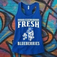 Farm Fresh Blueberries Gift Blueberry Farmer Gift Women's Tank Top thumb 3