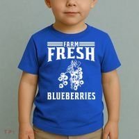Farm Fresh Blueberries Gift Blueberry Farmer Gift Toddler T-Shirt thumb 2