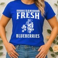 Farm Fresh Blueberries Gift Blueberry Farmer Gift Women's T-Shirt thumb 2