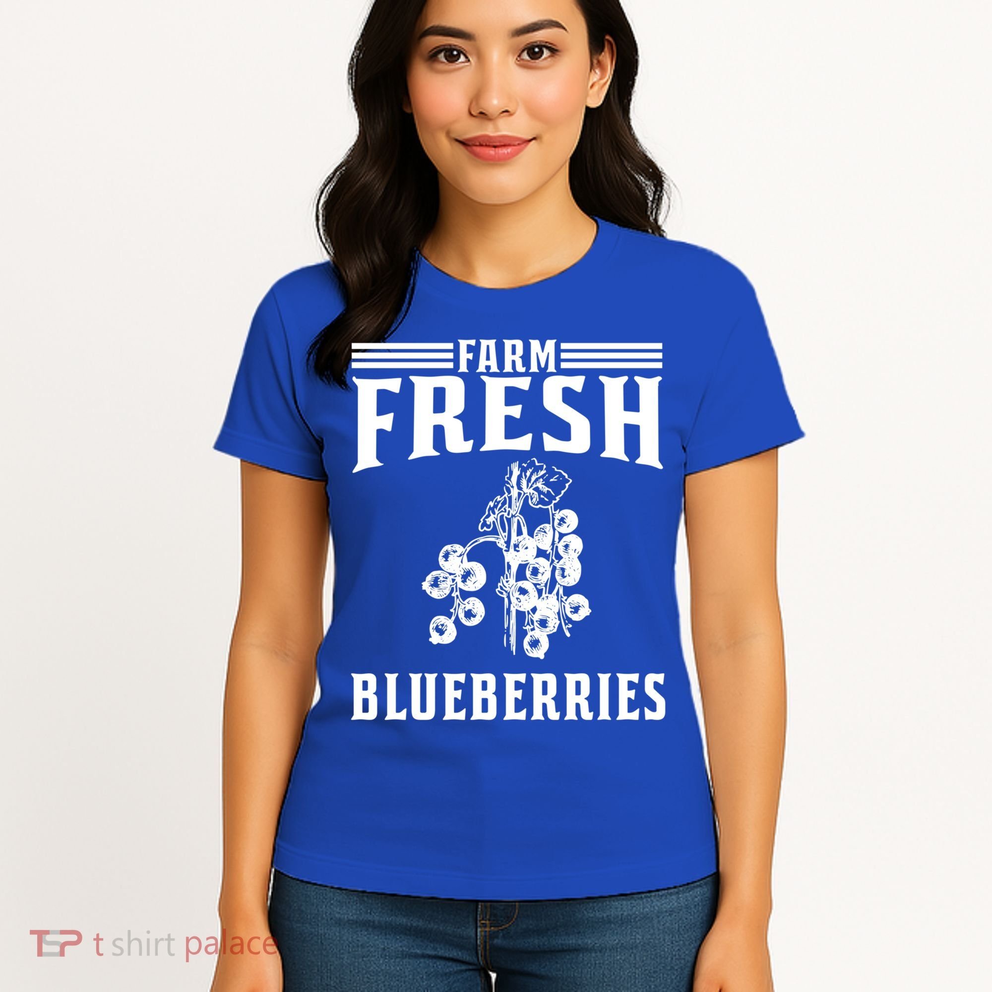 Farm Fresh Blueberries Gift Blueberry Farmer Gift Women's T-Shirt