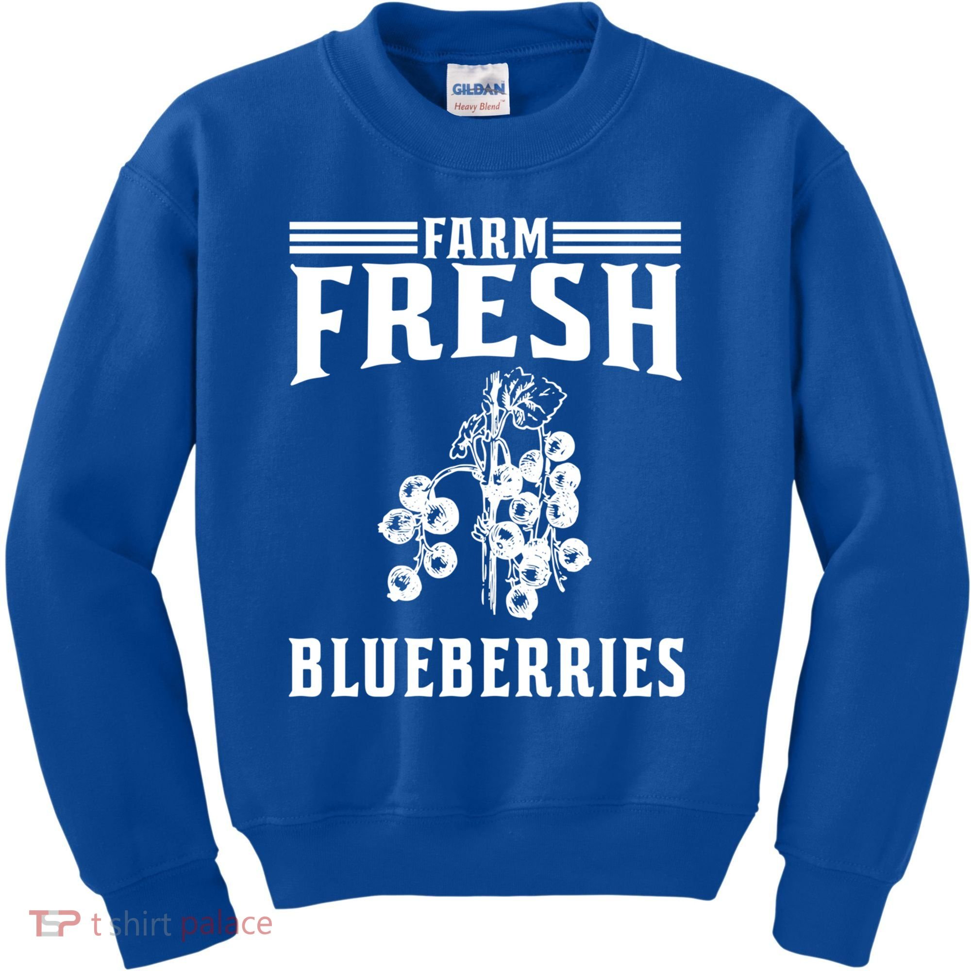 Farm Fresh Blueberries Gift Blueberry Farmer Gift Kids Sweatshirt