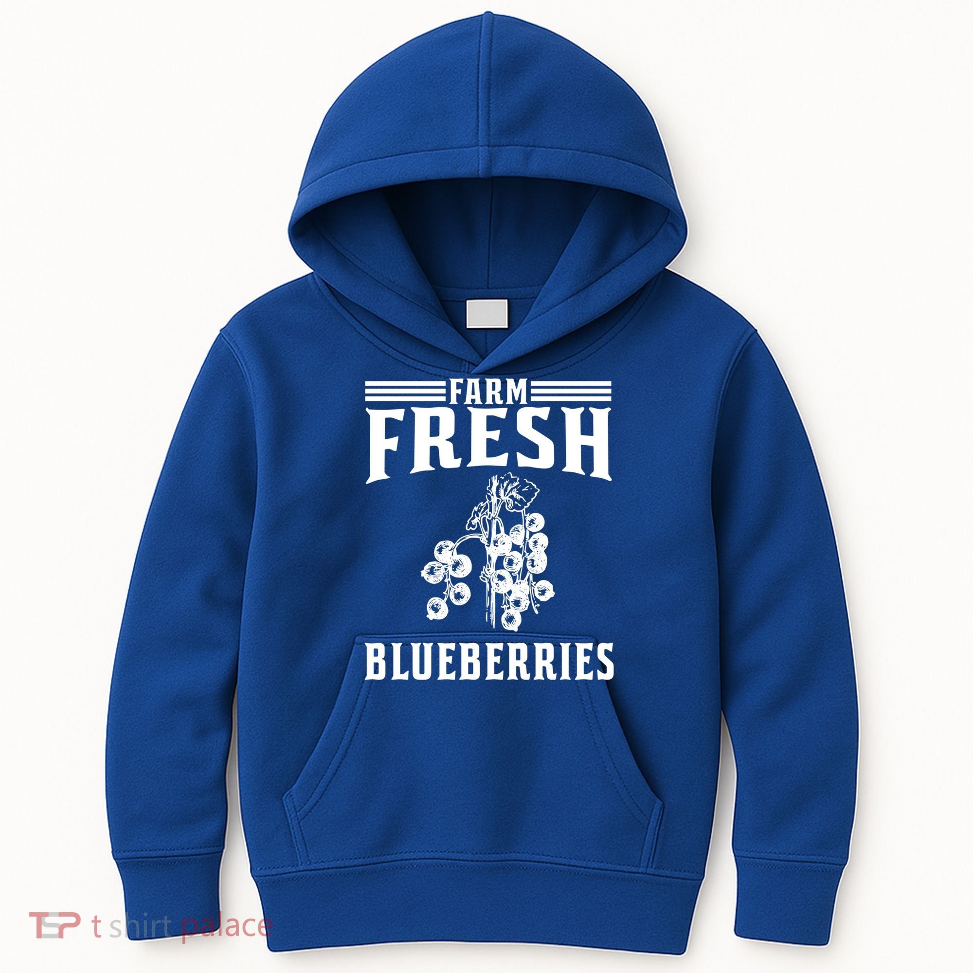 Farm Fresh Blueberries Gift Blueberry Farmer Gift Kids Hoodie