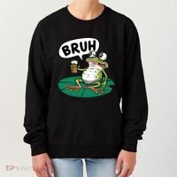 Funny Frog Bruh .. Women's Sweatshirt thumb 0