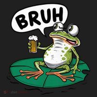 Funny Frog Bruh .. Women's Sweatshirt thumb 2