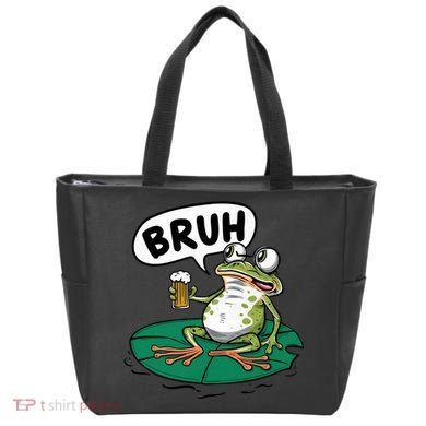 Funny Frog Bruh .. Tote Bag