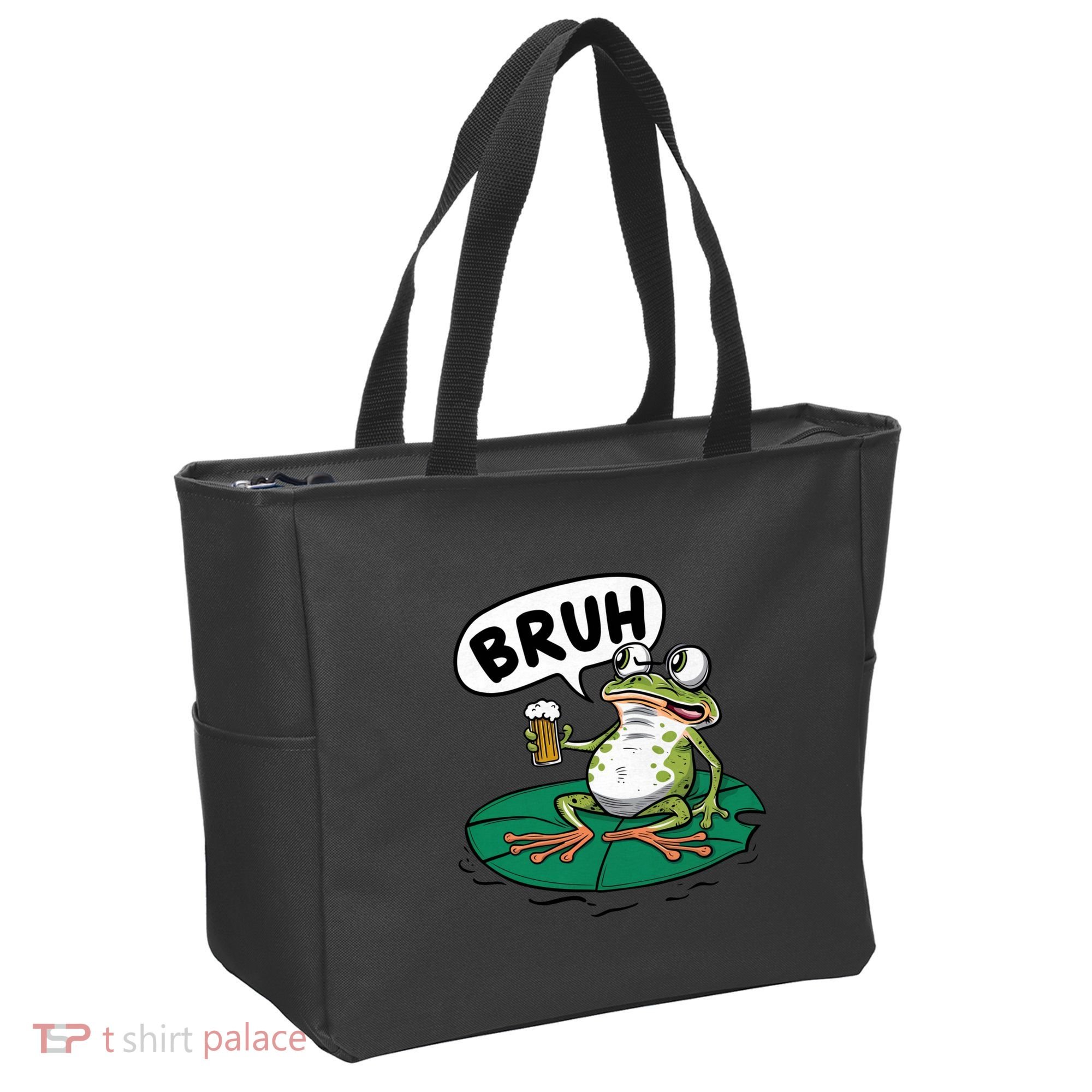 Funny Frog Bruh .. Tote Bag
